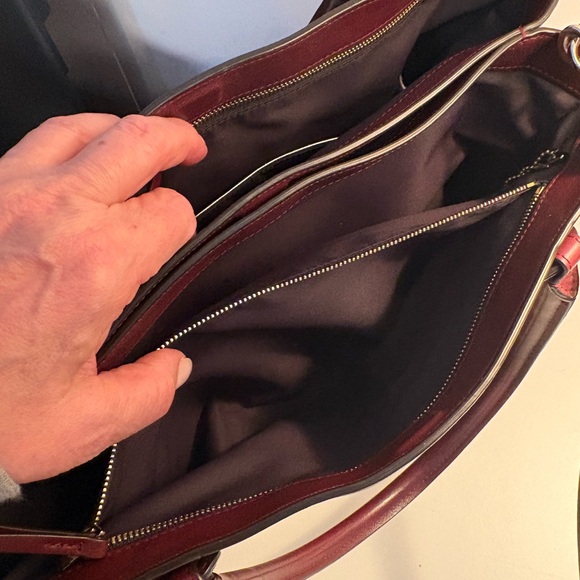 Coach Burgundy Satchel - Picture 9 of 11